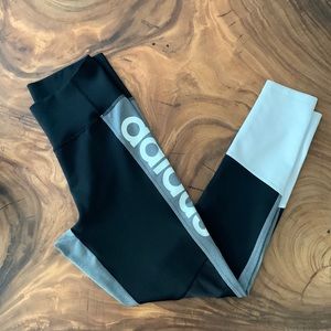 Adidas Climate color block athletic leggings